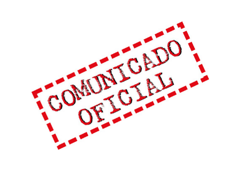 comunicado oficial